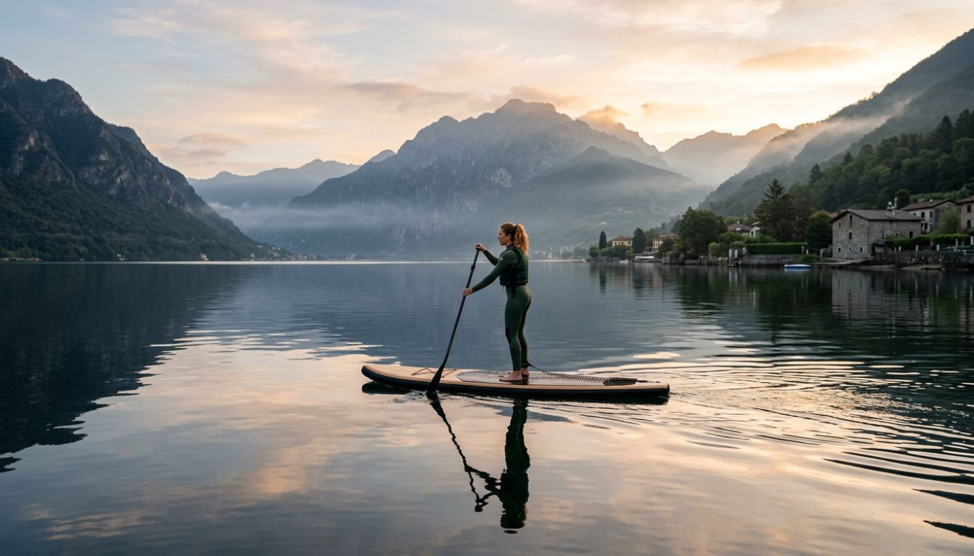 Silenzio, pagaio, scoperta: la magia del sup alle prime luci dell’alba